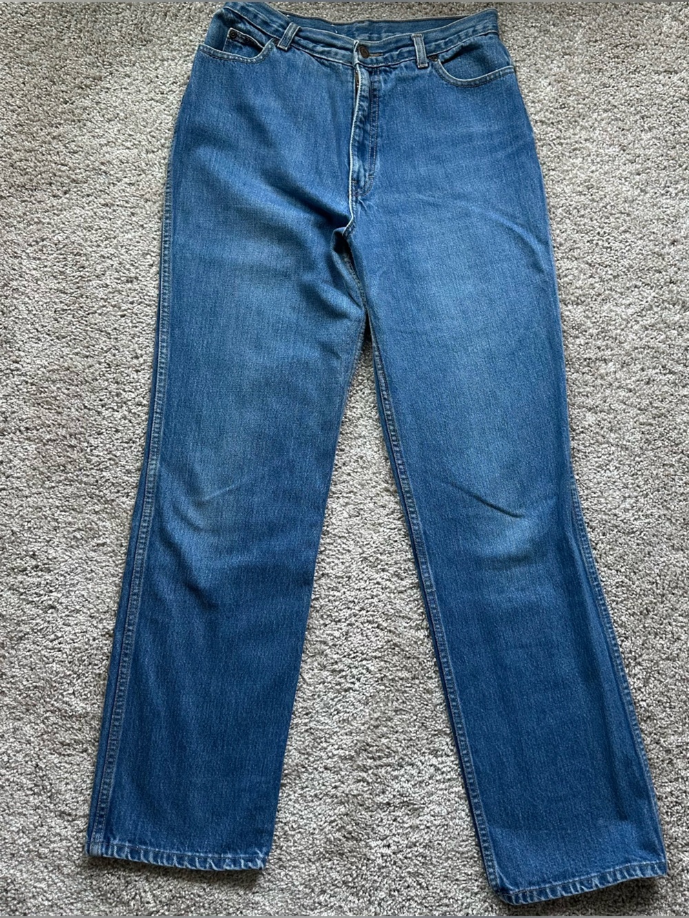 Vintage Calvin Klein High-Waisted Straight Leg Jeans - Size 27/28 30" Inseam